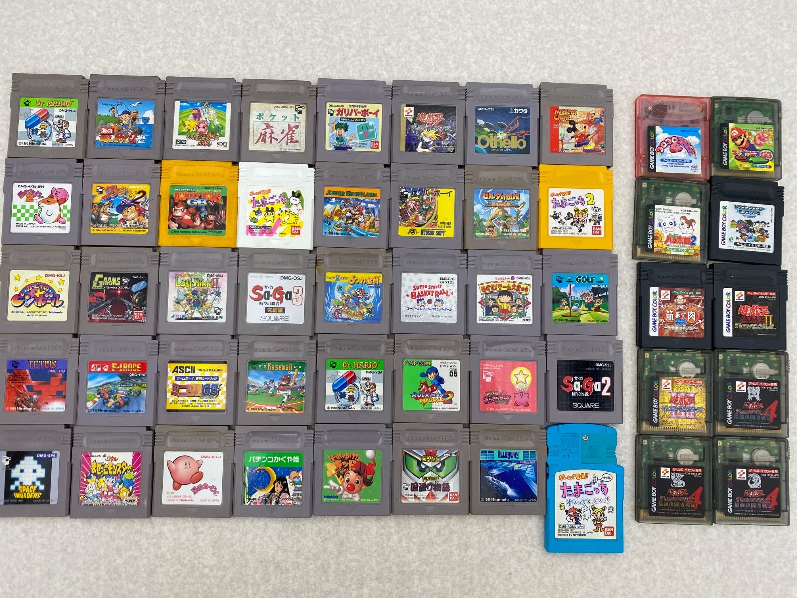 ゲームボーイソフト40点 ゲームボーイカラーソフト10点 - メルカリ