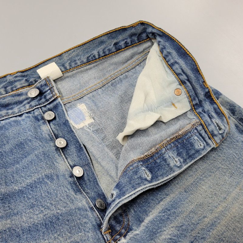 FAF Fake As Flowers CAMO AGED DENIM PANTS エイジドカモデニム