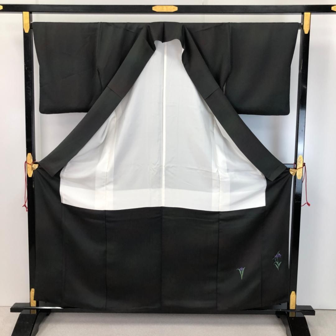 色無地 黒橡色 暈し ガード加工 K-5445