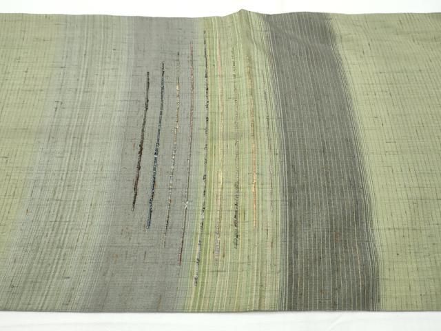 平和屋着物●両面　太鼓柄袋帯　ぜんまい紬　霞文　正絹　逸品　CAAY9700hy 平和屋着物○両面 太鼓柄袋帯 ぜんまい紬 霞文 正絹 逸品 CAAY9700hy