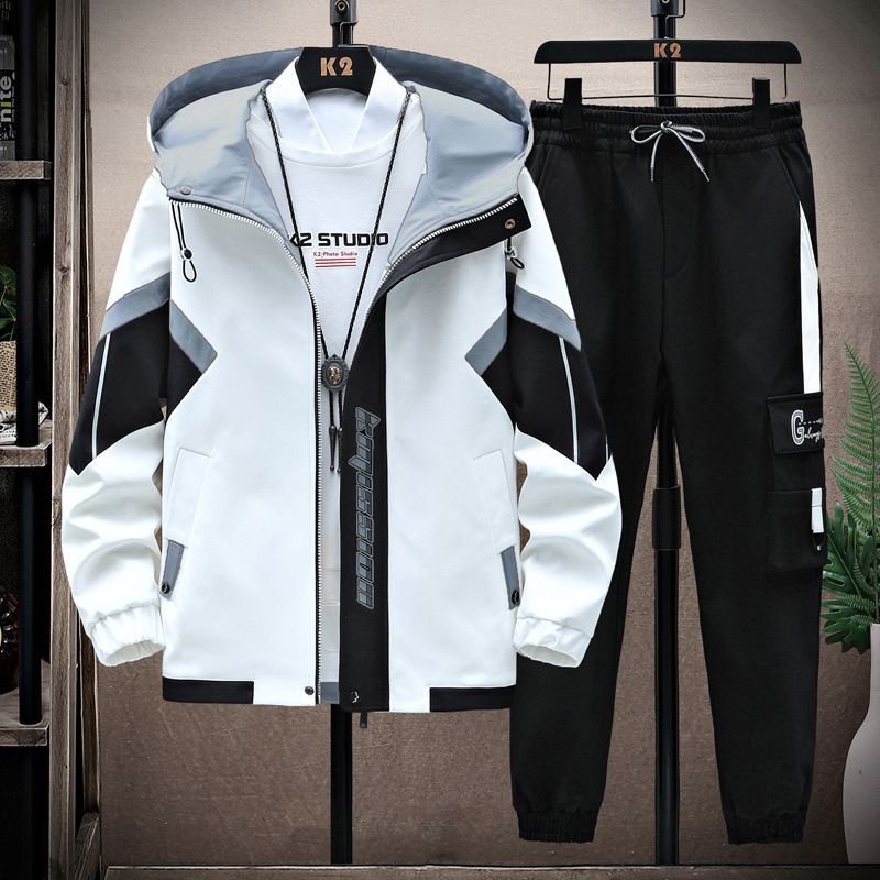 新品ジャージ メンズ 上下セット 春秋服 トレーナー ジャケット カーゴパンツ セットアップ 作業服 トレーニング