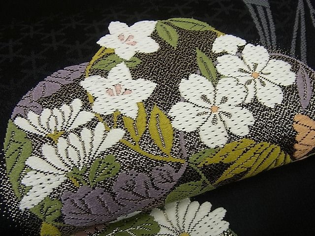 平和屋□六通柄袋帯 唐織 辻が花 金糸 逸品 CAAA2494ze 【再入荷！】 - 帯