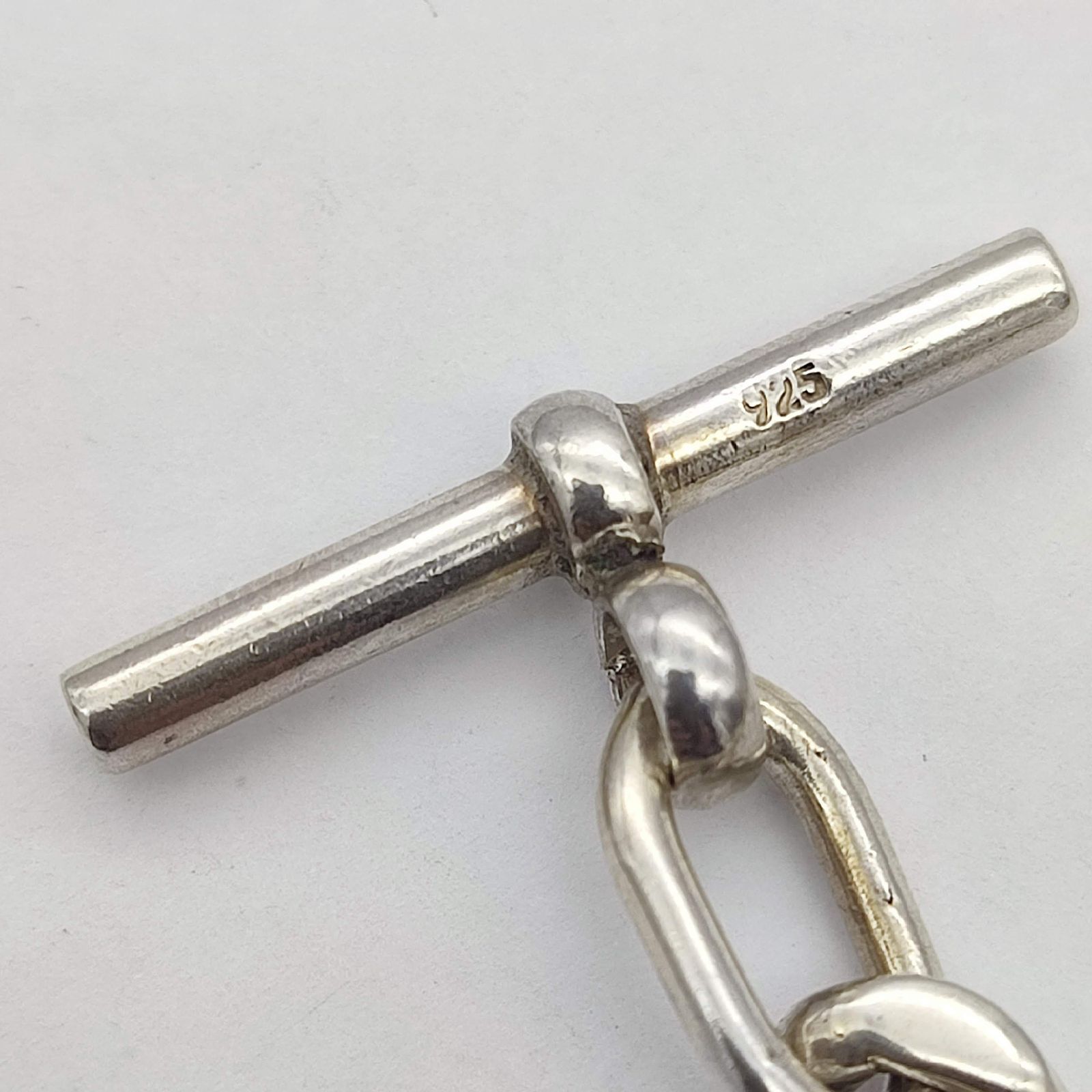 美品】LAVER ラバー シルバーチェーンブレスレット Taxco シルバー925