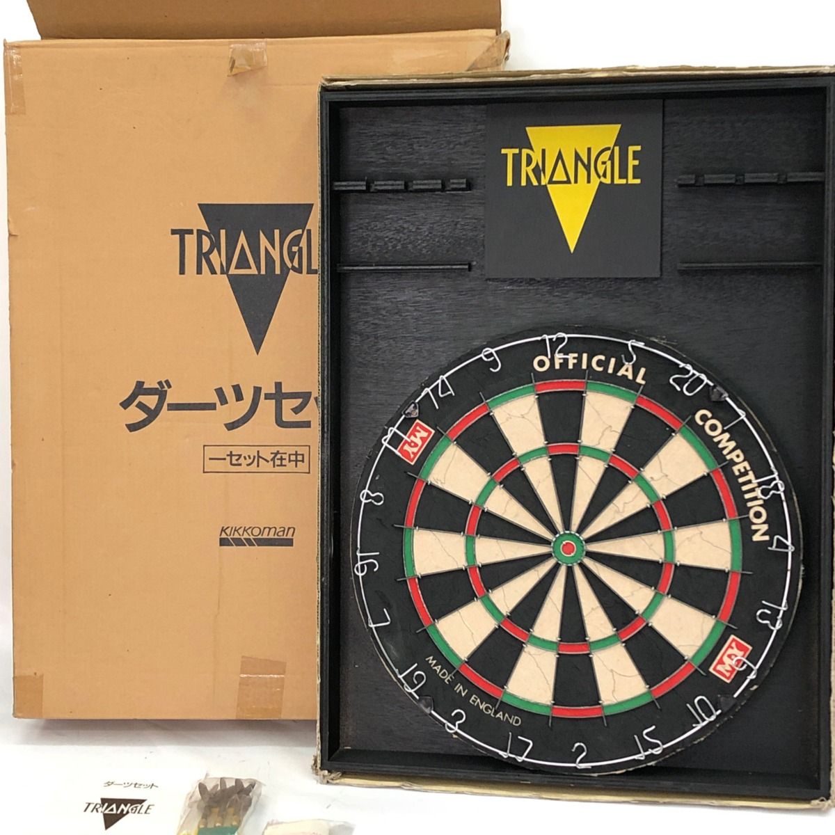 正規販売店 ▽▽KIKKOMAN TRIANGLE トライアングル ダーツセット