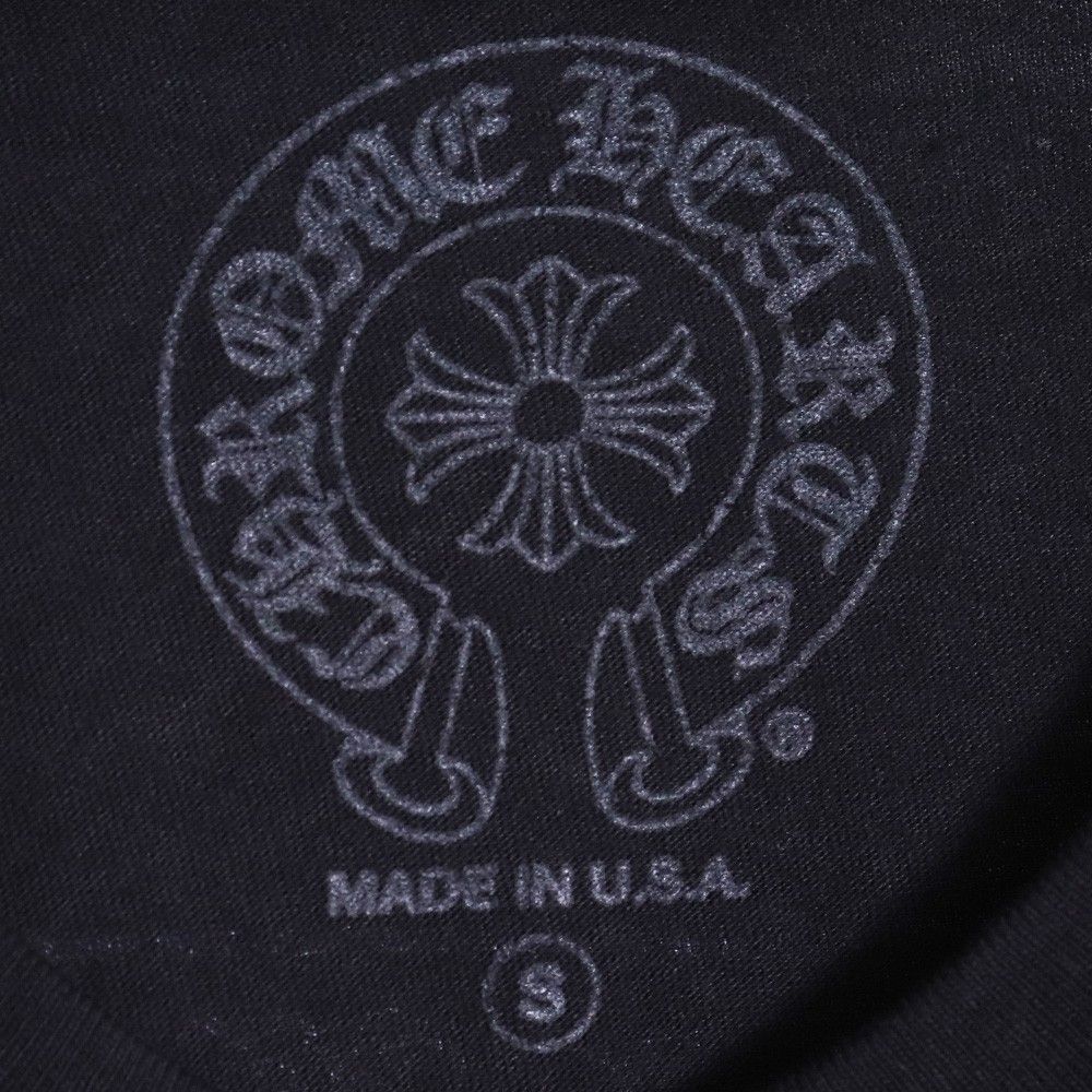 CHROME HEARTS スクロールラベルバックプリントTシャツ 東京限定 S