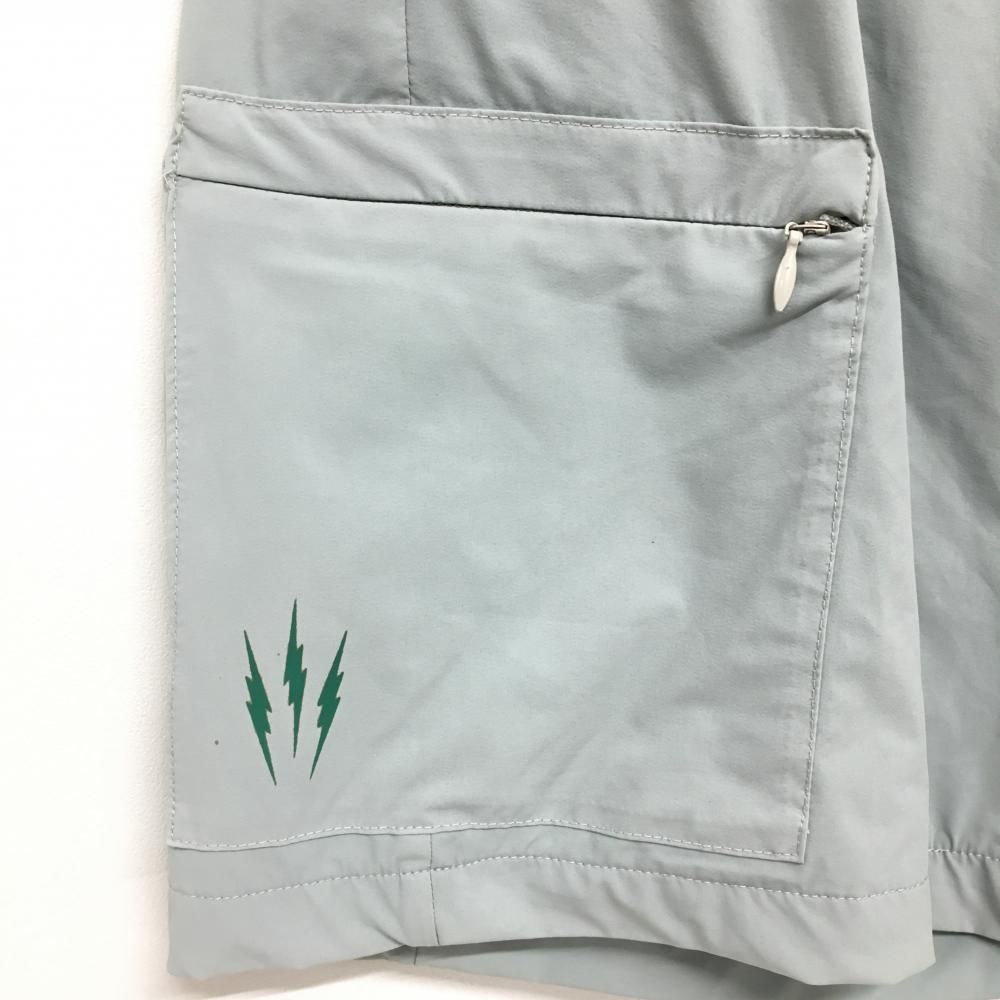 超美品】タインダブルプッシュ×ラフロッグ ハーフパンツ ブルーグレー