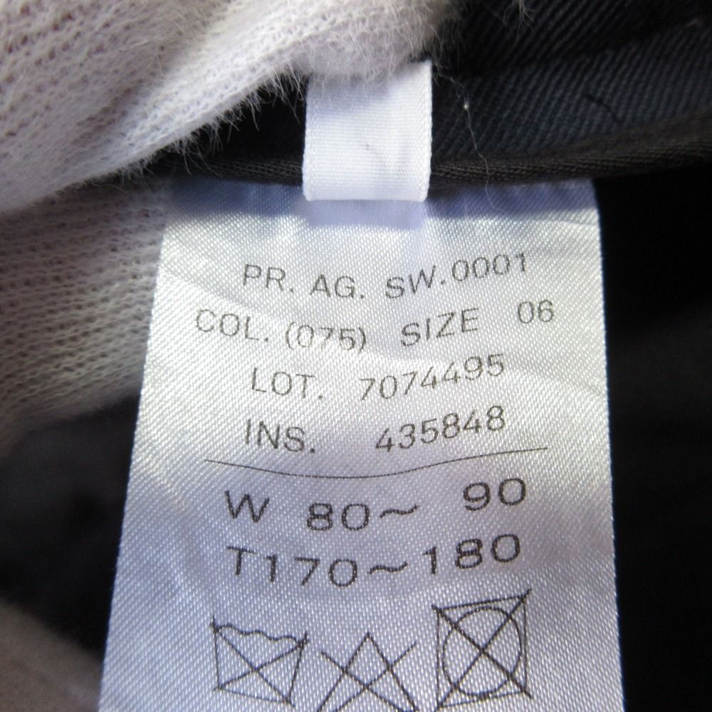 23AW ATON エイトン BACK SATIN STANDARD PANTS スラックス