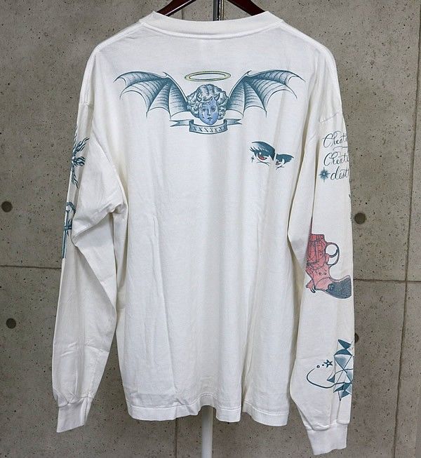 saint michael ロンt（タグ/納品書あり） SAINT MICHAEL 銀座店 セント マイケル 25FW DW_LS TEE TATOO