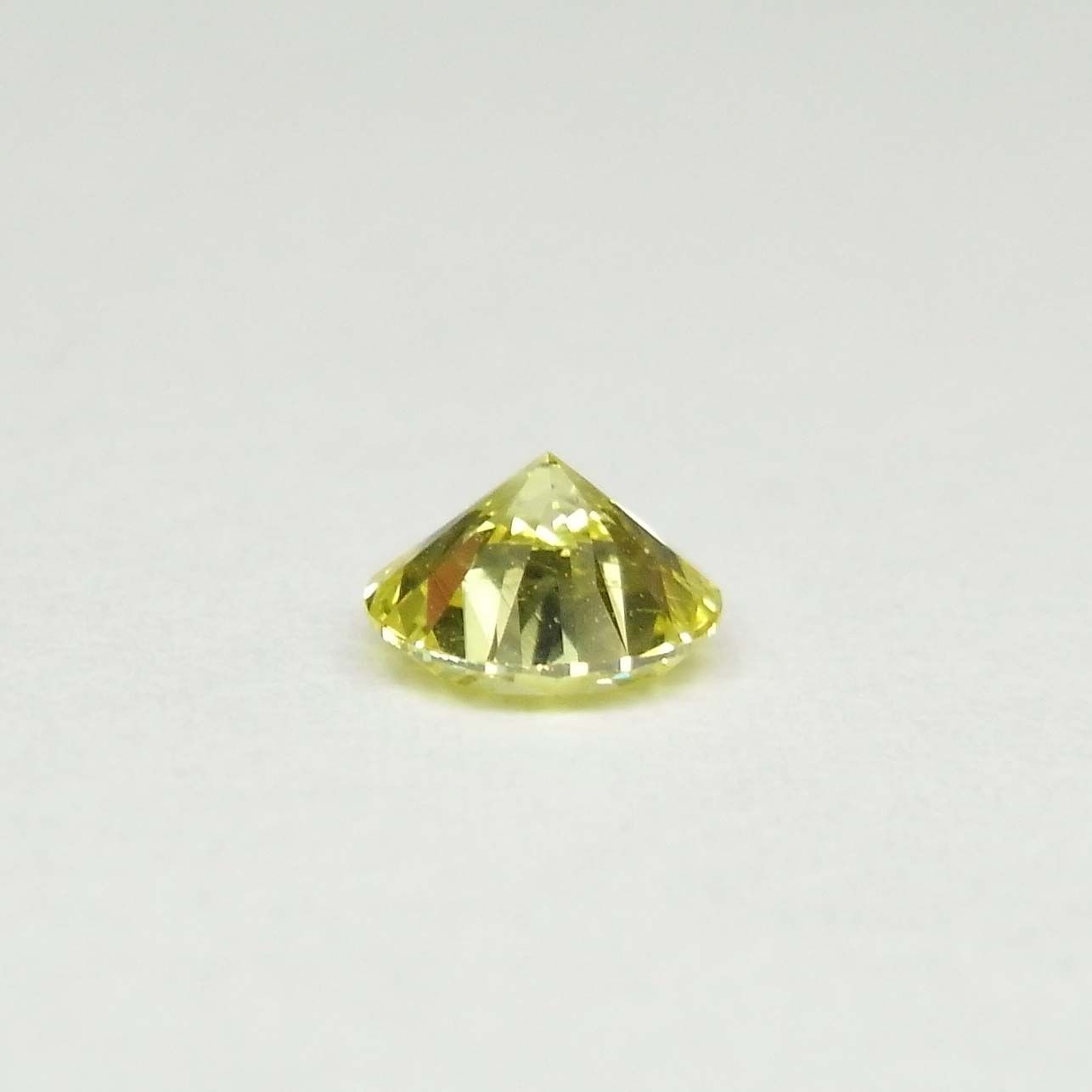 新品：イエローダイヤモンド 0.55ct ラボグロウンダイヤモンド ルース 