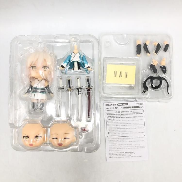 GOOD SMILE COMPANY - 【中古】ねんどろいど1491-DX セイバー/沖田総司 霊基再臨Ver.[69][240069182676] 中古】ねんどろいど1491-DX セイバー/沖田総司 霊基再臨Ver.[69