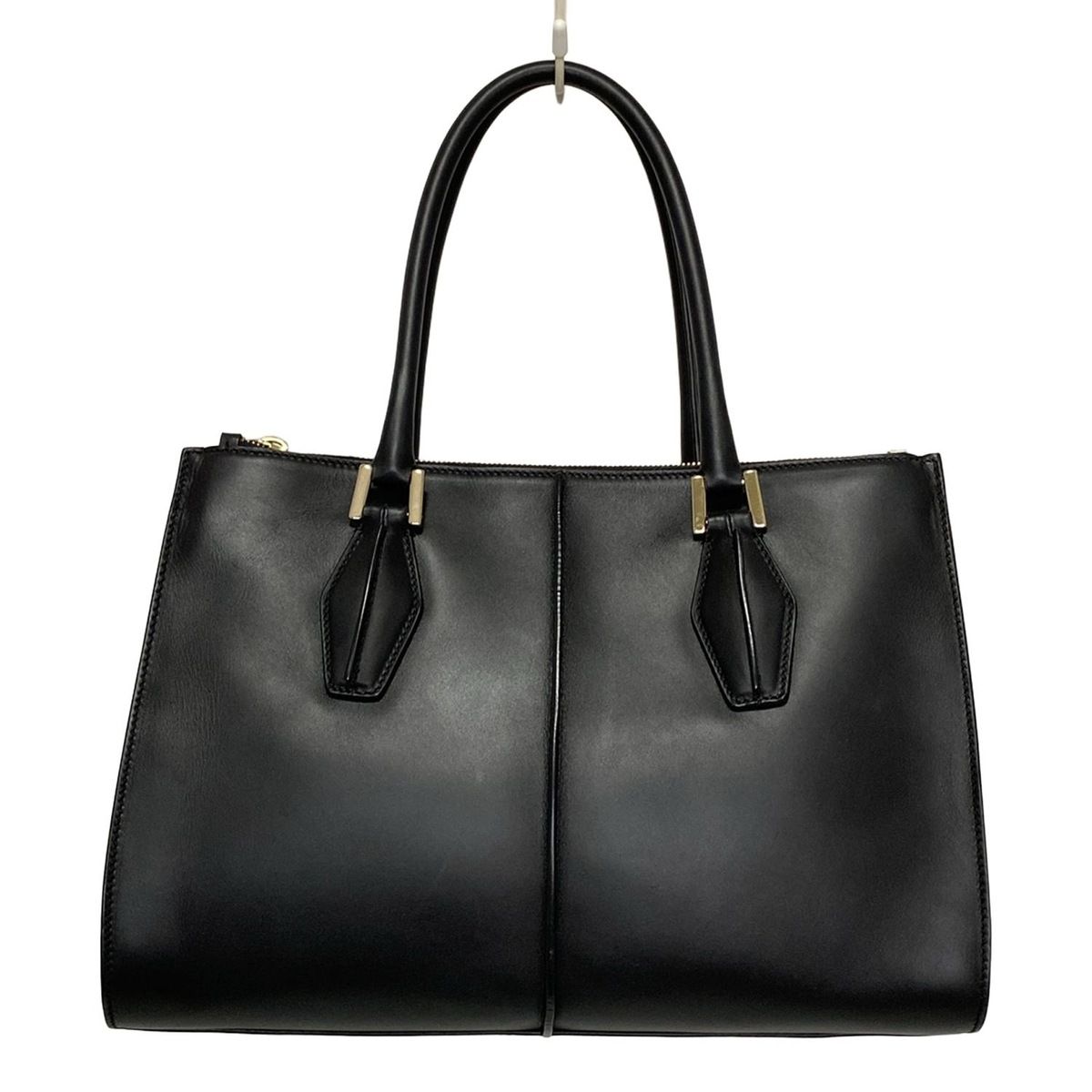 TOD'S トッズ セール 大容量 レザー トートバッグ A4 ブラック