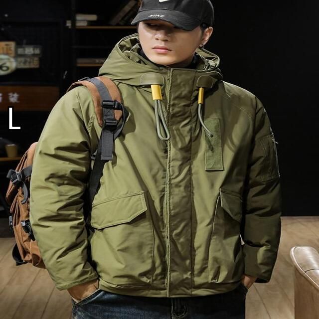 限定SALE，お得 [L ]秋冬 コーデ メンズ  服 シンプル ファッション オシャレ 大人 かっこいい 大きいサイズ ストリート 紳士服  ホワイトダックダウン  ダウン ジャケット 暖かい ジャケット その他