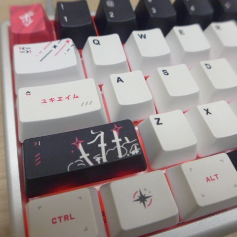 Yuki Aim Polar 65 Keyboard Katana Edition AS-KB165WHUS ゲーミング