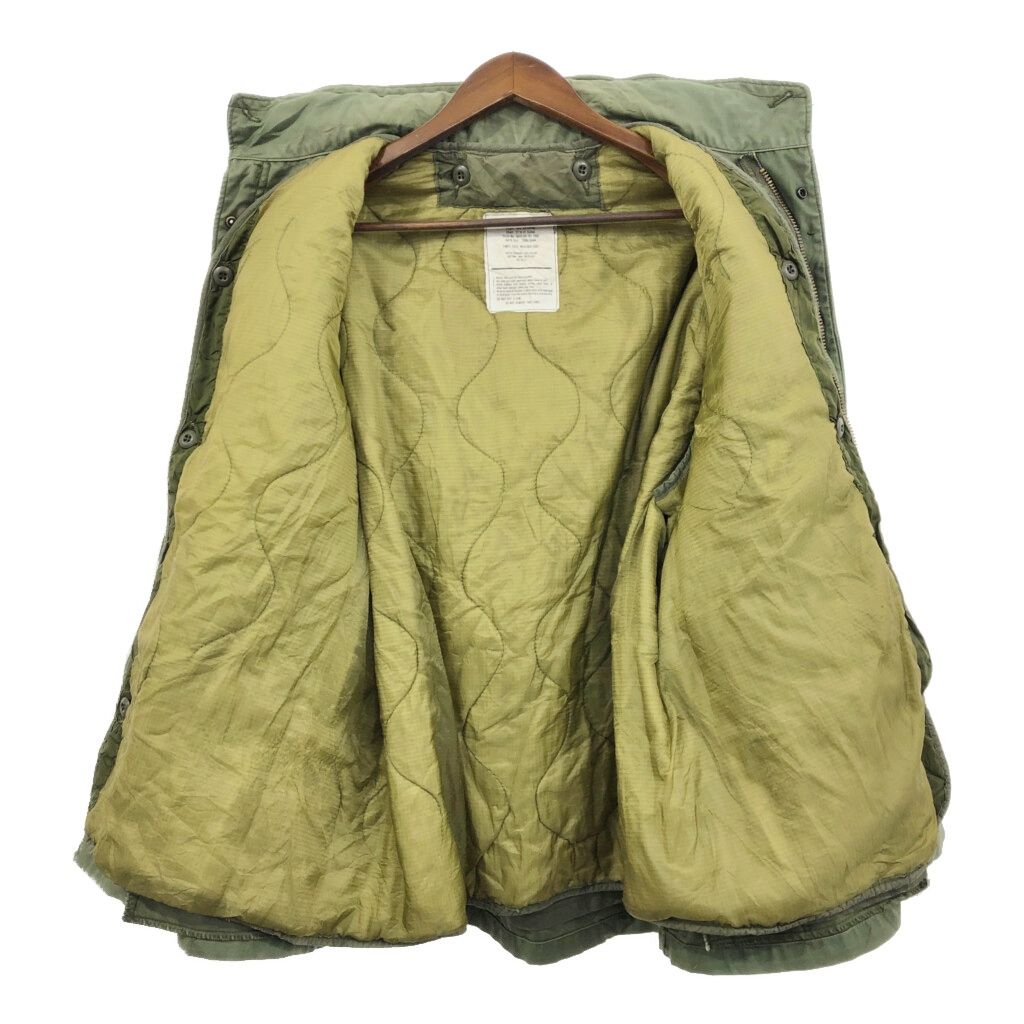 USA製 ALPHA INDUSTRIES アルファ インダストリーズ M-65 フィールドジャケット ミリタリー オリーブ (メンズ M) 中古 古着 Q8973