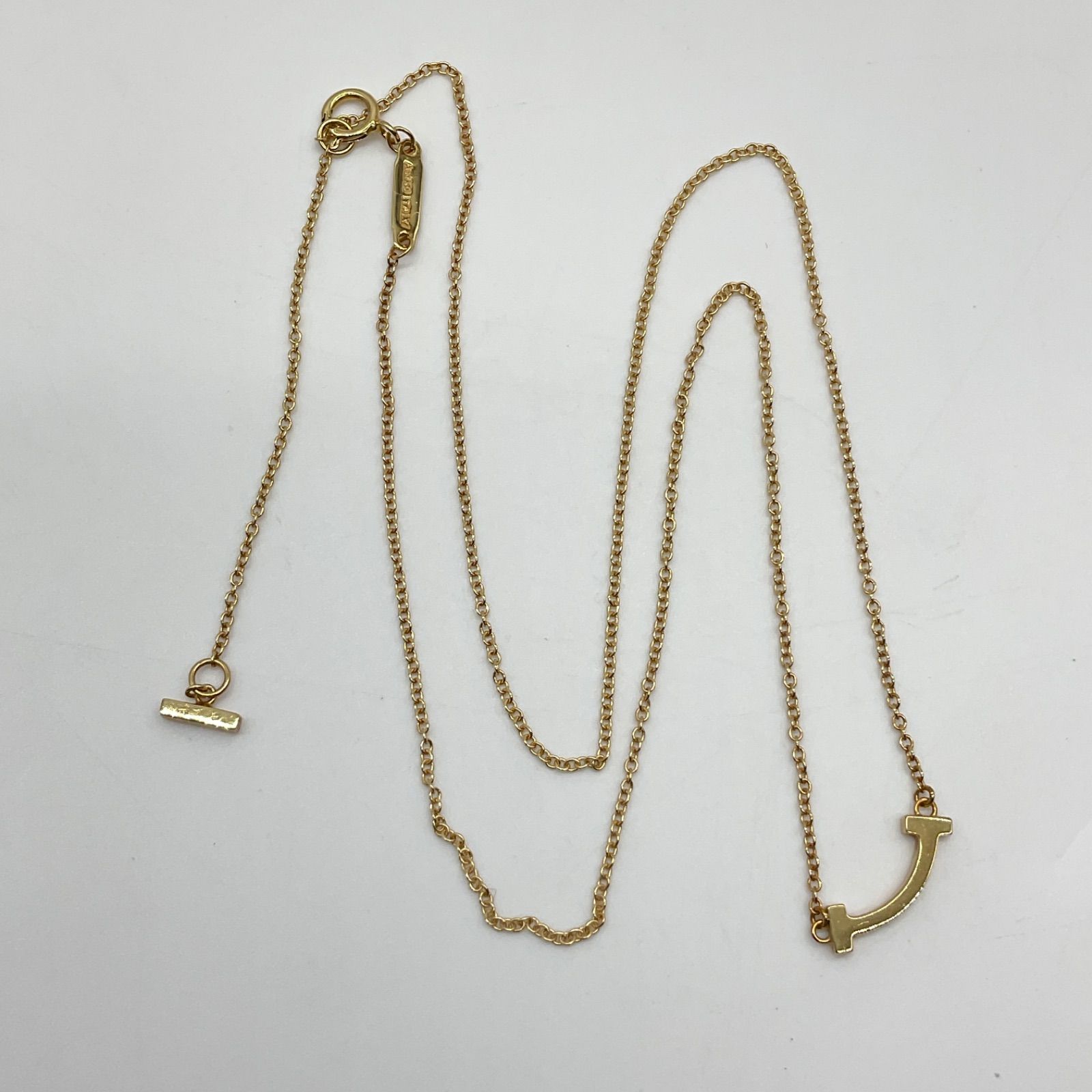 ○TIFFANY＆Co. ティファニー Tスマイルミニネックレス