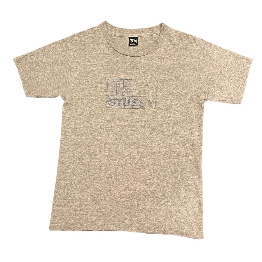 希少 old stussy ステューシー Tシャツ 90s 紺タグ プリント