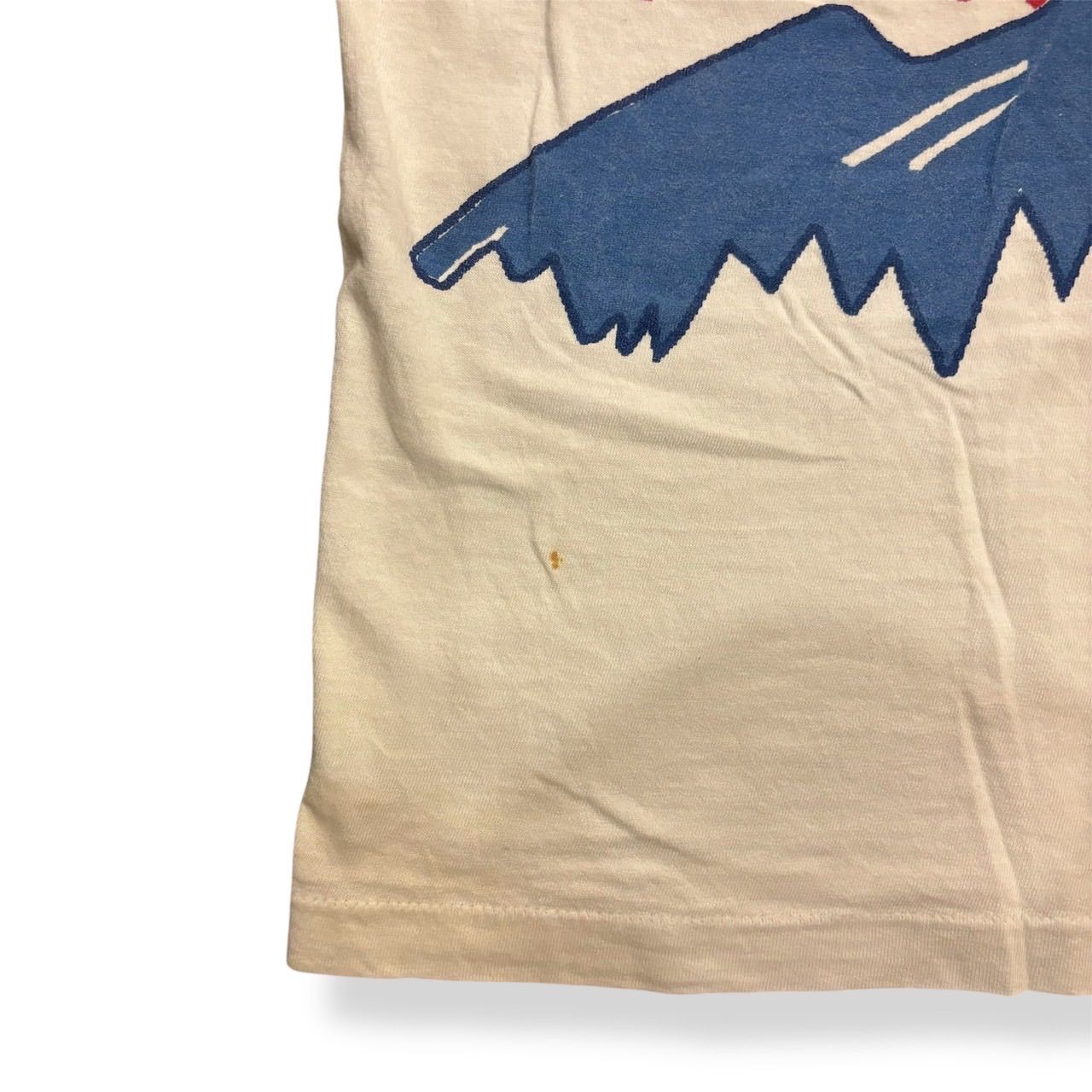 ミルクボーイ 90'sヘインズTee 袖裾シングルMade in USA 赤 M 90s ☆USA製 ☆古着 ☆Hanes ☆シングルステッチ ☆90年代