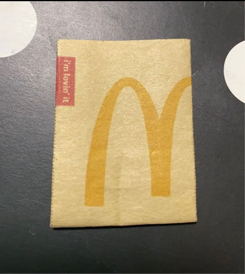 クーポン対象外】 マクドナルド 紙袋 ペーパーバック ミニチュア ドールハウス ミニチュアフード