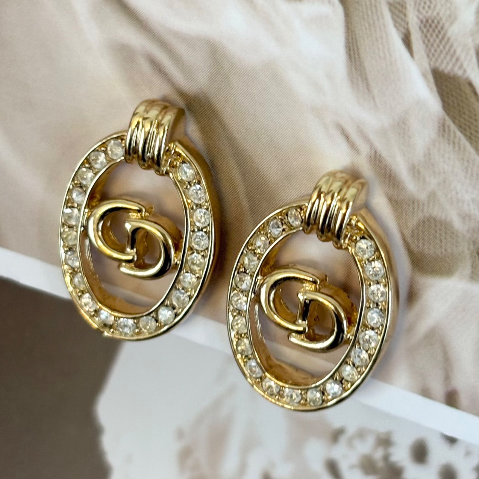 1円 Christian Dior/クリスチャンディオール Pandiora QZ 動作品 (LL105) 極美品] 1円 Christian Dior クリスチャンディオール CD ロゴ