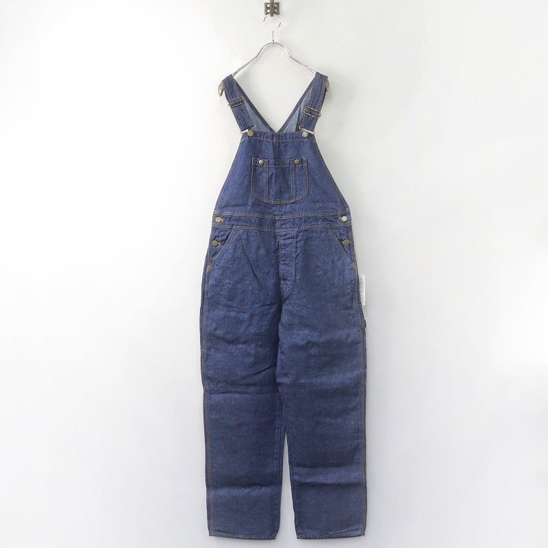 nest Robe リネンデニム シロ リネンデニムオーバーオール シロ