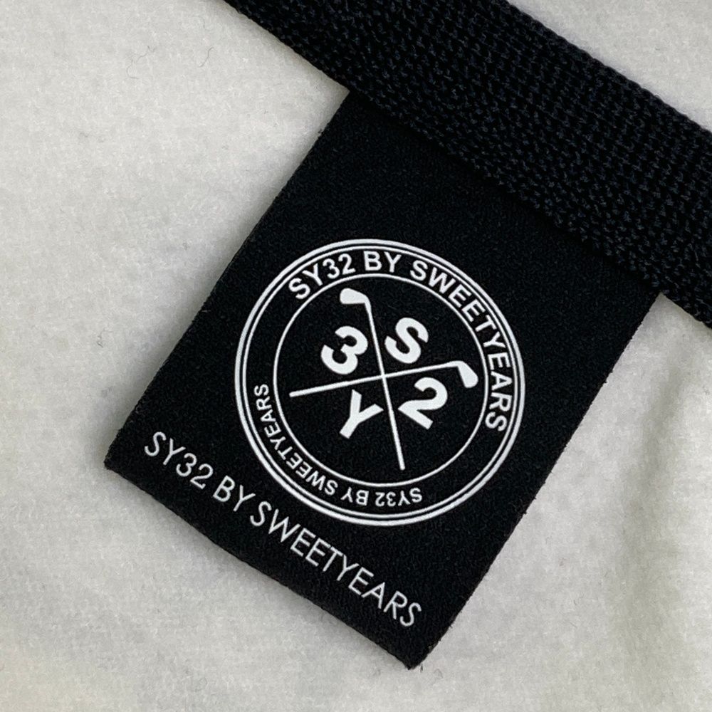 夢を実現 サイズ XL SY32 BY SWEET YEARS GOLF エスワイサーティトゥ 2025年モデル 裏起毛 ハーフジップ 長袖Tシャツ ホワイト系 240101540455 ゴルフウェア メンズ ストスト