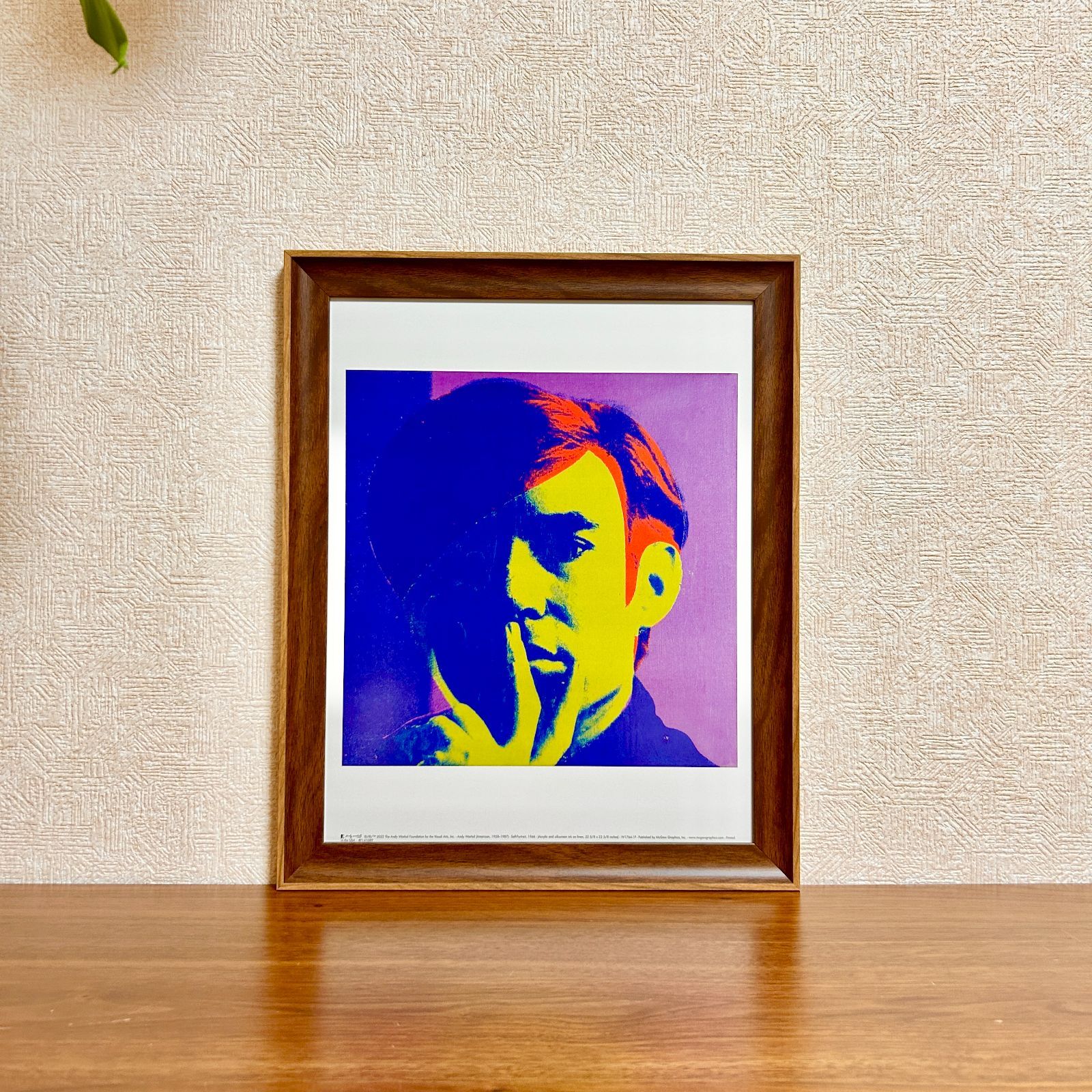 新品☆額縁付アートポスター(BRUCE MCGAW GRAPHICS)☆アンディ