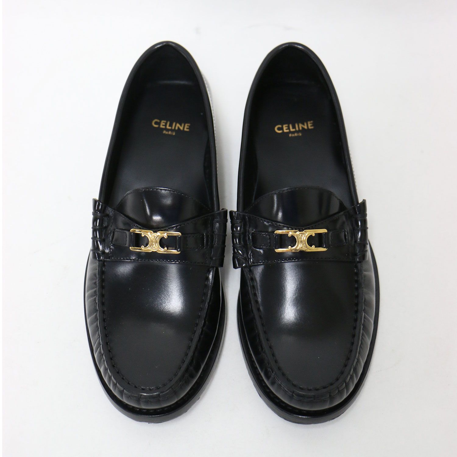 CELINE(セリーヌ) ローファー カーフレザー 靴 シューズ (CELINE