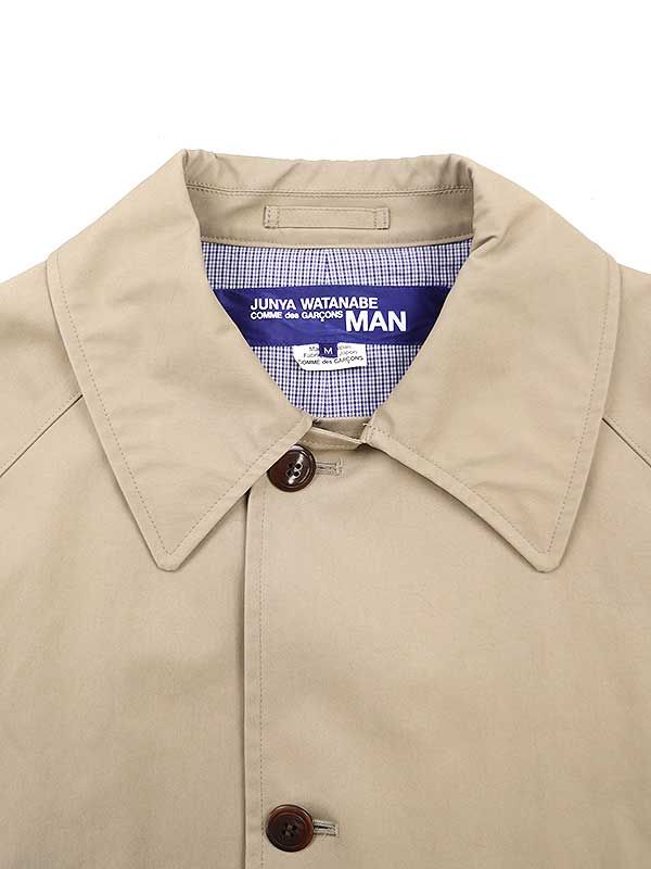 JUNYA WATANABE MAN ベージュ ステンカラーコート XS JUNYA WATANABE MAN ベージュ ステンカラーコート XS