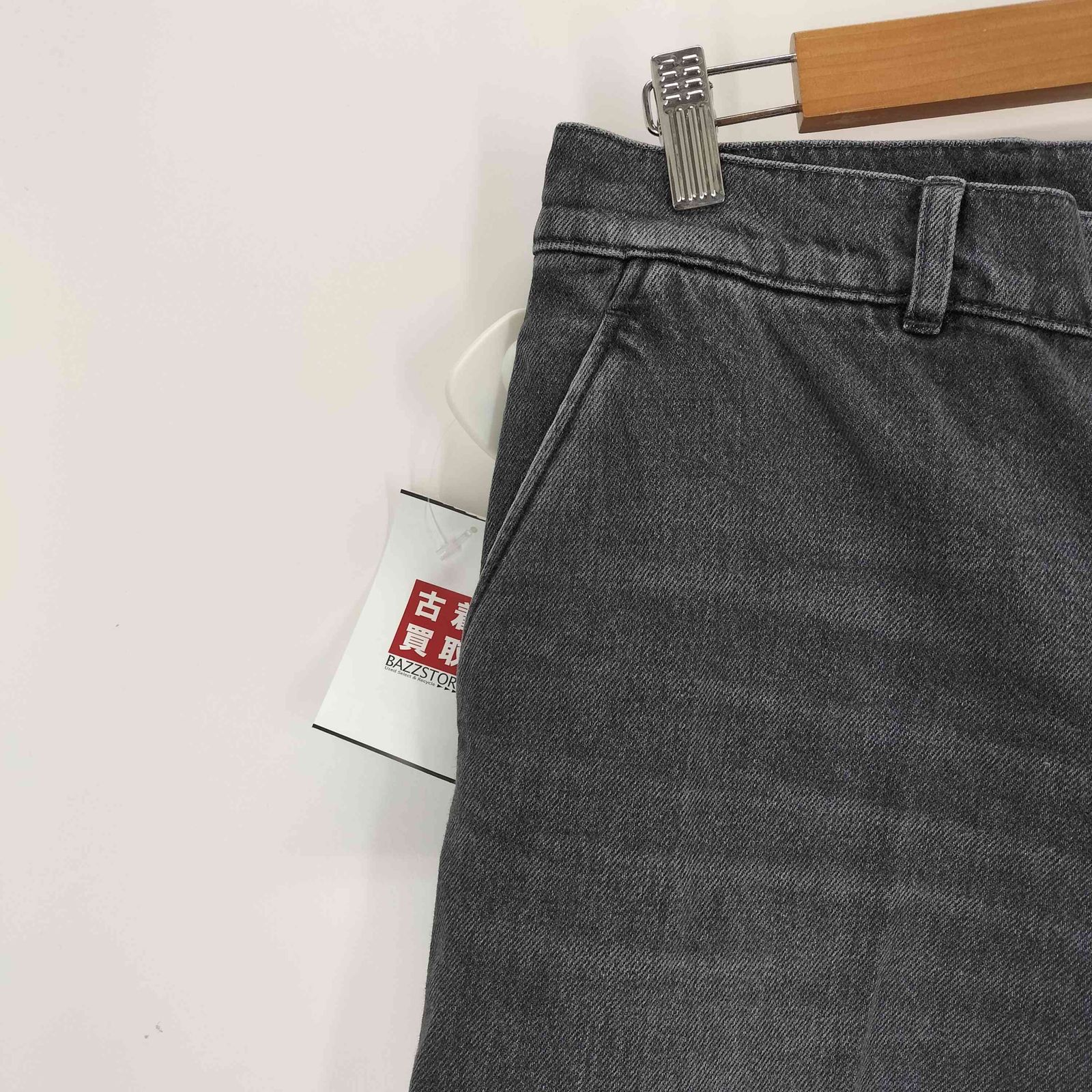 ネオンサイン NEON SIGN Drill Wide Denim Pants v1.6 BLK USED メンズ 