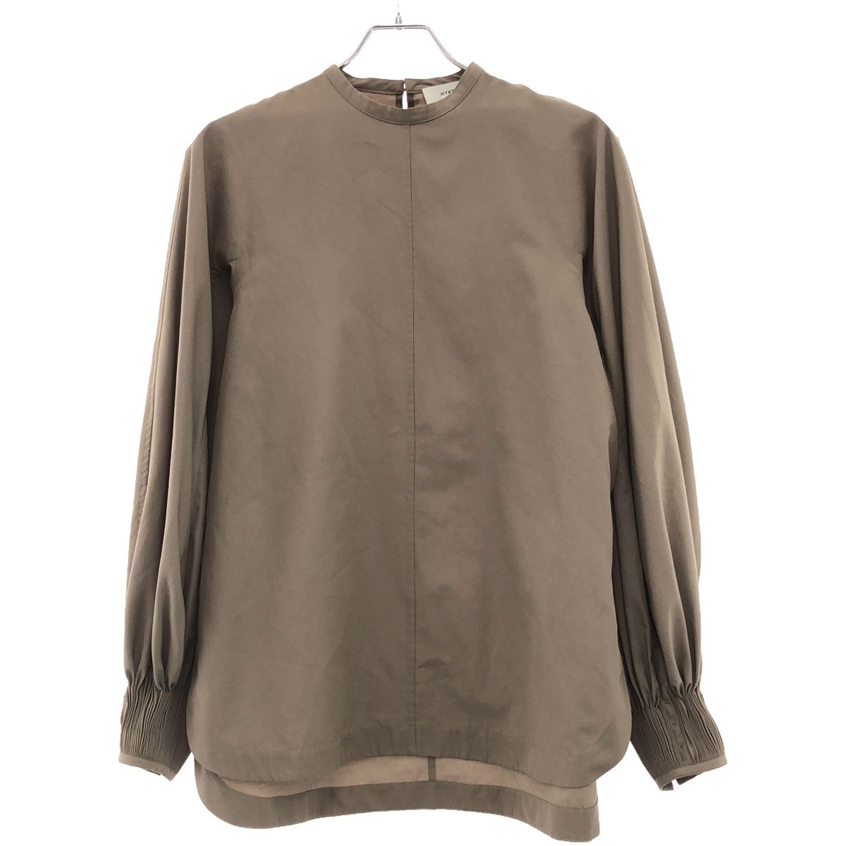 Hyke ハイク シャーリングタフタトップス HYKE ハイク 20SS タフタシャーリングトップブラウス 201-15112