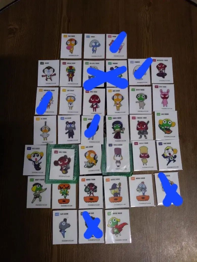 ケロロ デコキャラシール 28 種 タイブーティーシール
