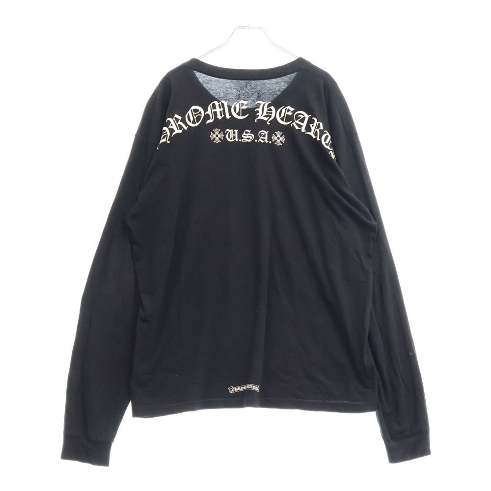 CHROME HEARTS (クロムハーツ) USA Print L/S Tee ロゴ プリント CHROME HEARTS (クロムハーツ) USA Print L/S Tee ロゴ プリント