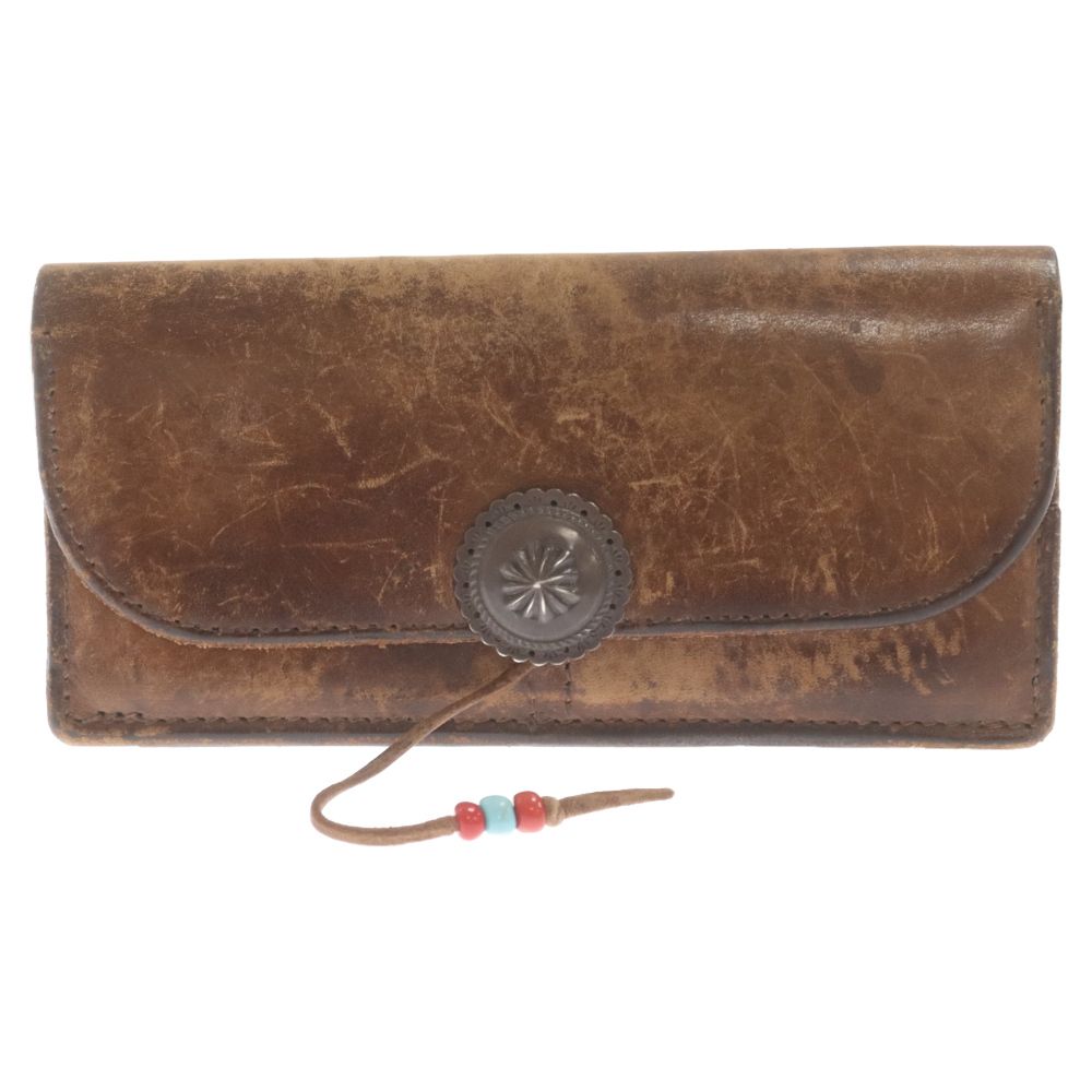 ゴローズブラウン レザー 二つ折り財布