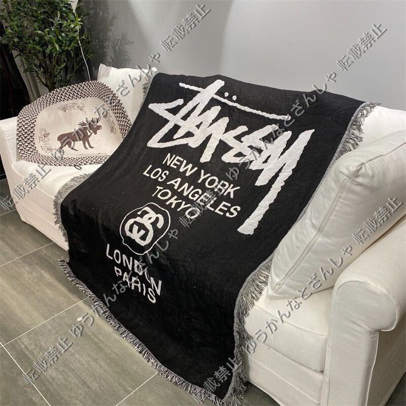 新品 未使用 Stussy ステューシー ラグ ブランケット カーペット - メルカリ