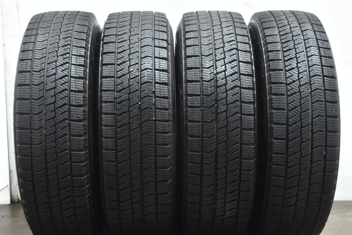 美品　バリ溝　175/70R14 VRX2 2023年製　ヤリス　アクア 美品】バルミナ 14in 5.5J +39 PCD100 ブリヂストン ブリザック