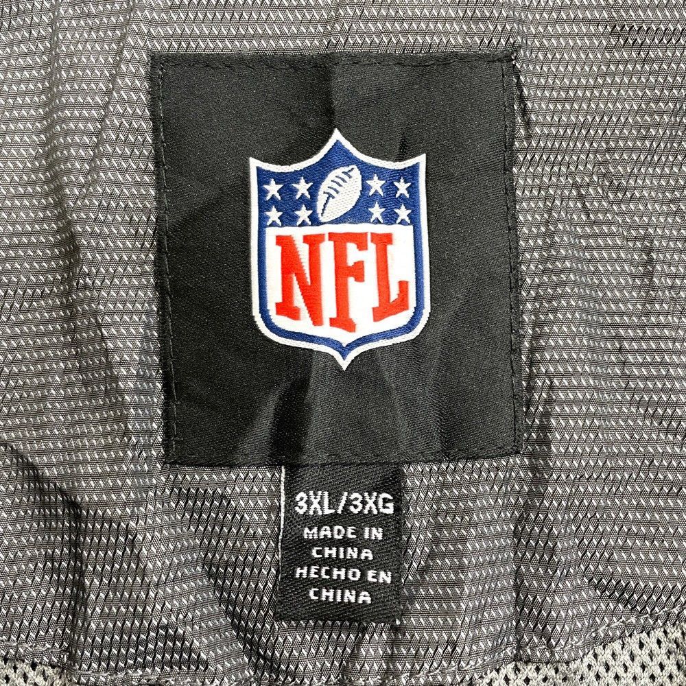 NFLイーグルスナイロンジャケットプルオーバー緑グリーン刺繍ロゴリブライン NFLイーグルスナイロンジャケットプルオーバー緑グリーン刺繍