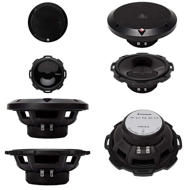 カーオーディオ Rockford Fosgate P1675 Rockford Fosgate P1675-S 6.75” 2-Way System- 60 Watts Rms