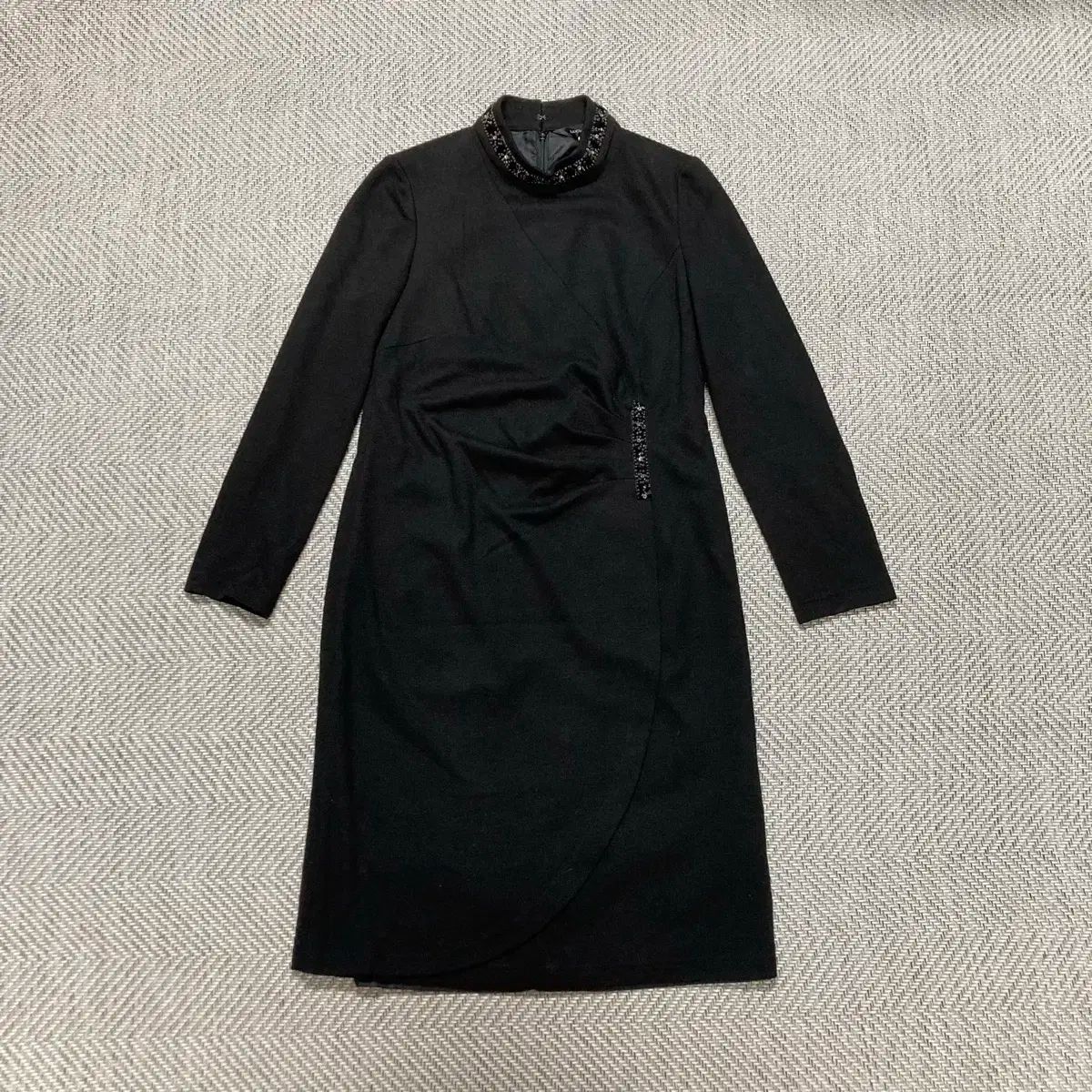 ( 90 ) ルチアーノ・チョイ スパンコール ブラックワンピース