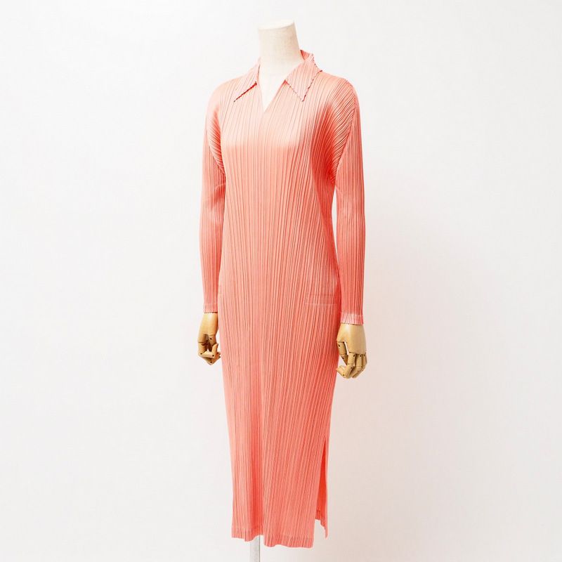 2025AW PLEATS PLEASE ISSEY MIYAKE プリーツプリーズ イッセイミヤケ ワンピース サイズ3 長袖 ロングワンピース 20250923|RA1294