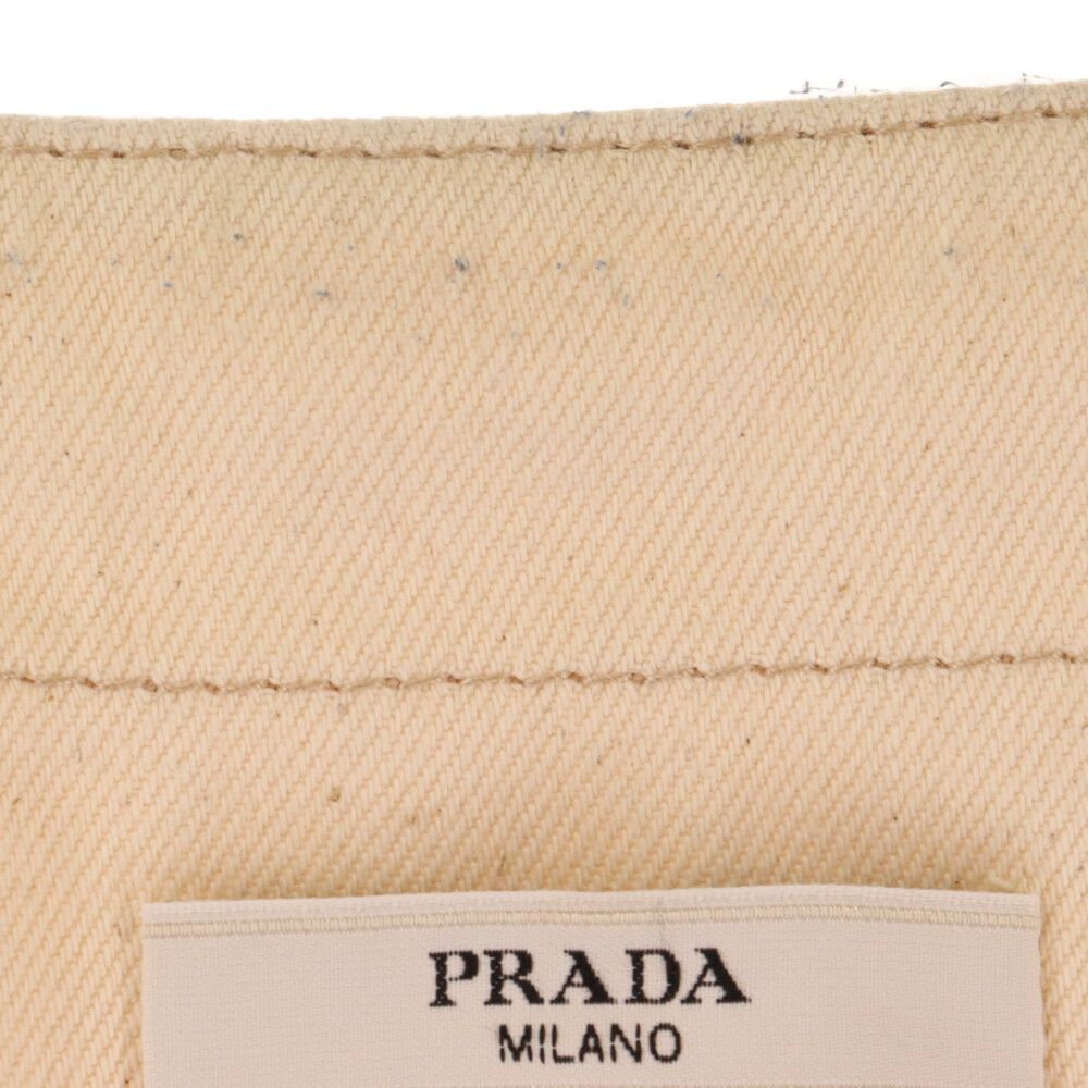 PRADA (プラダ) 22AW TRIANGLE LOGO DENIM VEST トライアングル