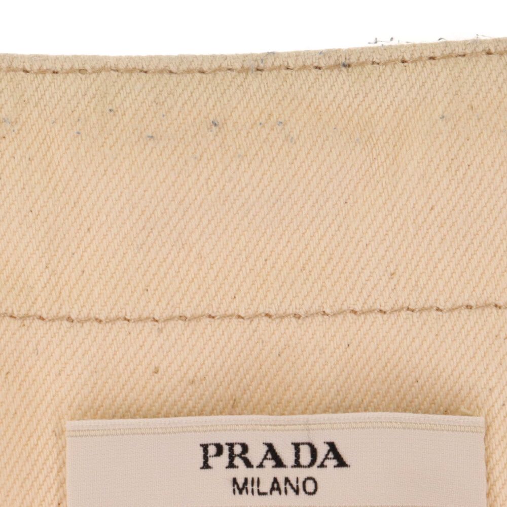 PRADA (プラダ) 22AW TRIANGLE LOGO DENIM VEST トライアングルロゴ