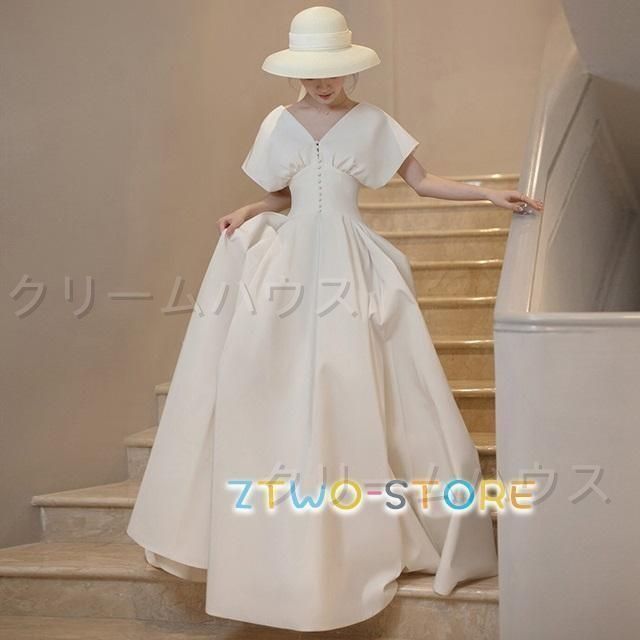 新しい♥ ウェディングドレス 白 ウェディング カラードレス ウェディングドレス 大きいサイズ 3L 4L 小さいサイズ ウェディングドレス