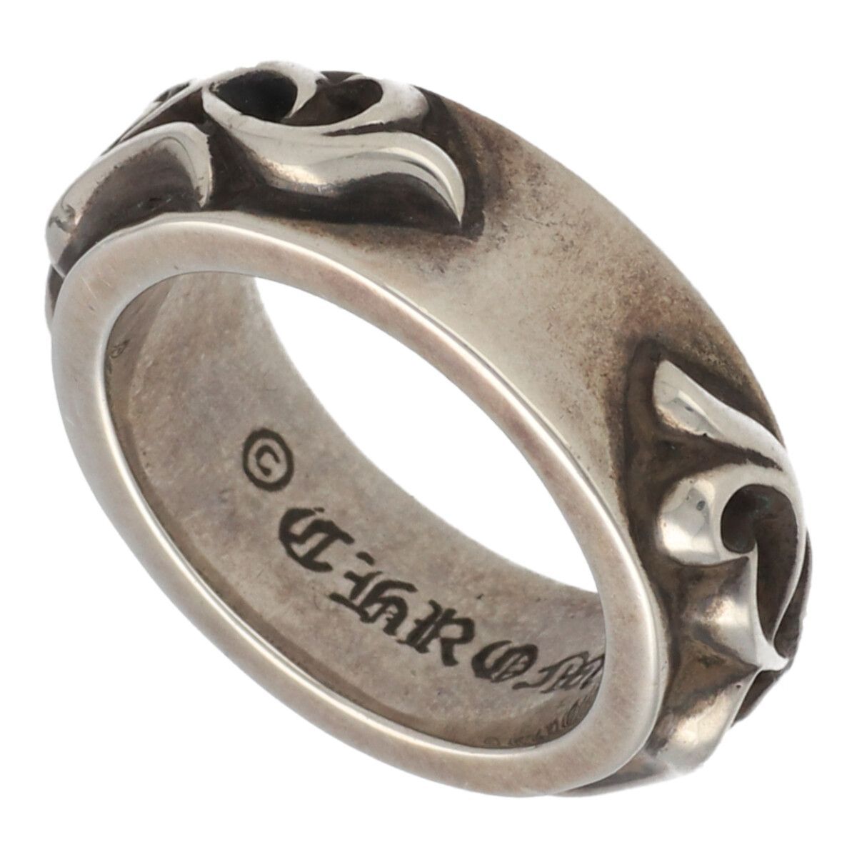中古】 CHROME HEARTS クロムハーツ 指輪・リング ダブルナロー 