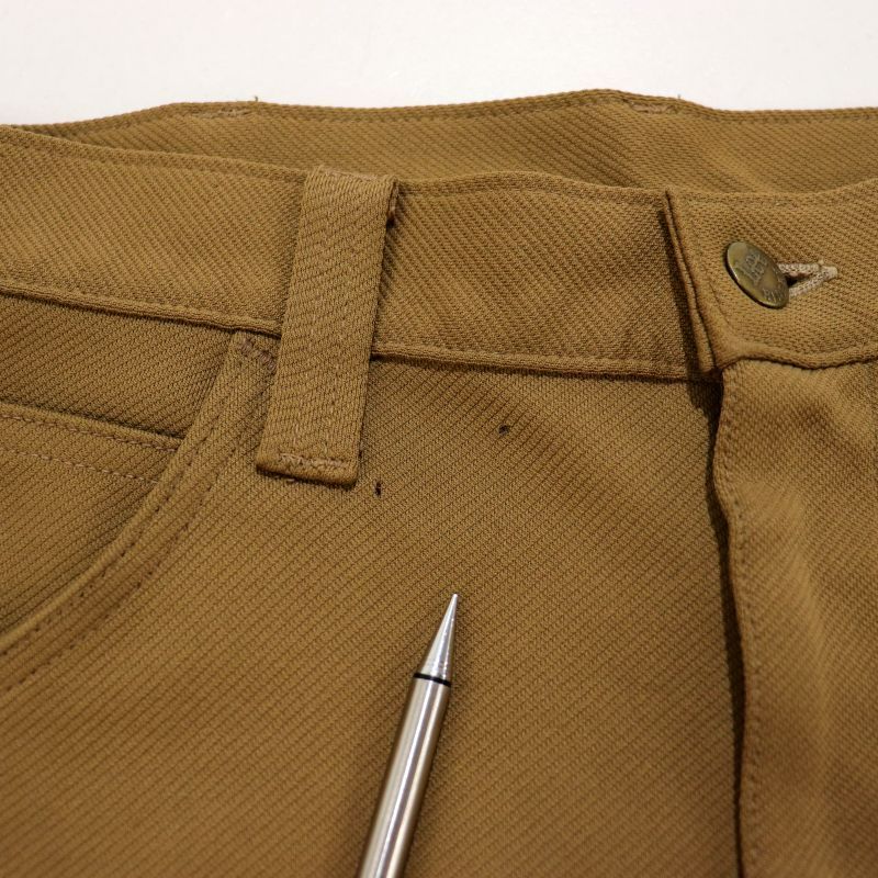 70s vintage Lee ポリエステル フレアパンツ メンズ Mサイズ相当