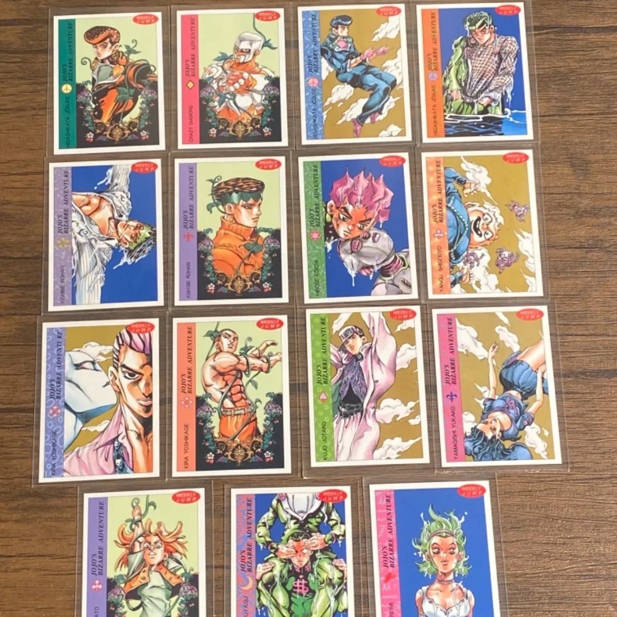 ジョジョの奇妙な冒険トレカ15枚セット バンダイ ジャンプ限定