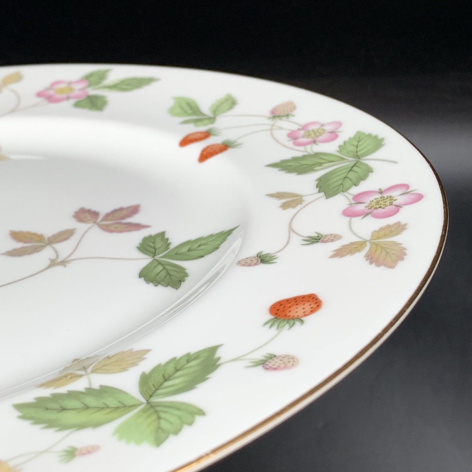 P403 WEDGWOOD ワイルドストロベリー ディナープレート R4406 直径約