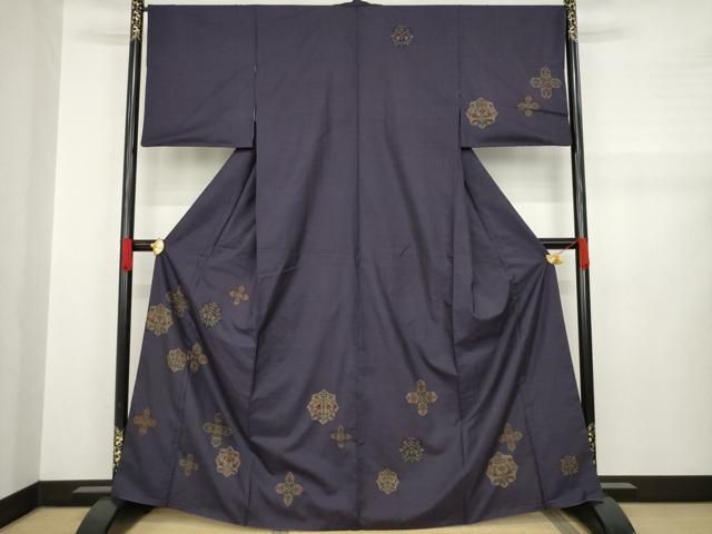 平和屋着物○本場大島紬 カタス 西武百貨店扱い 正絹 逸品 AABA3795ph