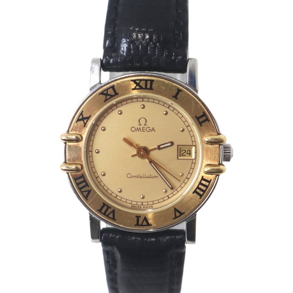 オメガ コンステレーション ミニ K18 コンビ レディース 腕時計 稼働 美品 オメガ コンステレーション ミニ K18 コンビ レディース 腕時計 稼働