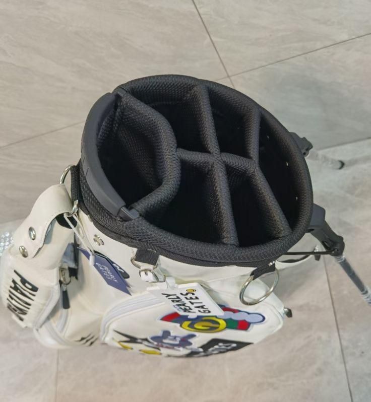 PEARLY GATES ゴルフバッグ スタンド付き男女兼用 ホワイト