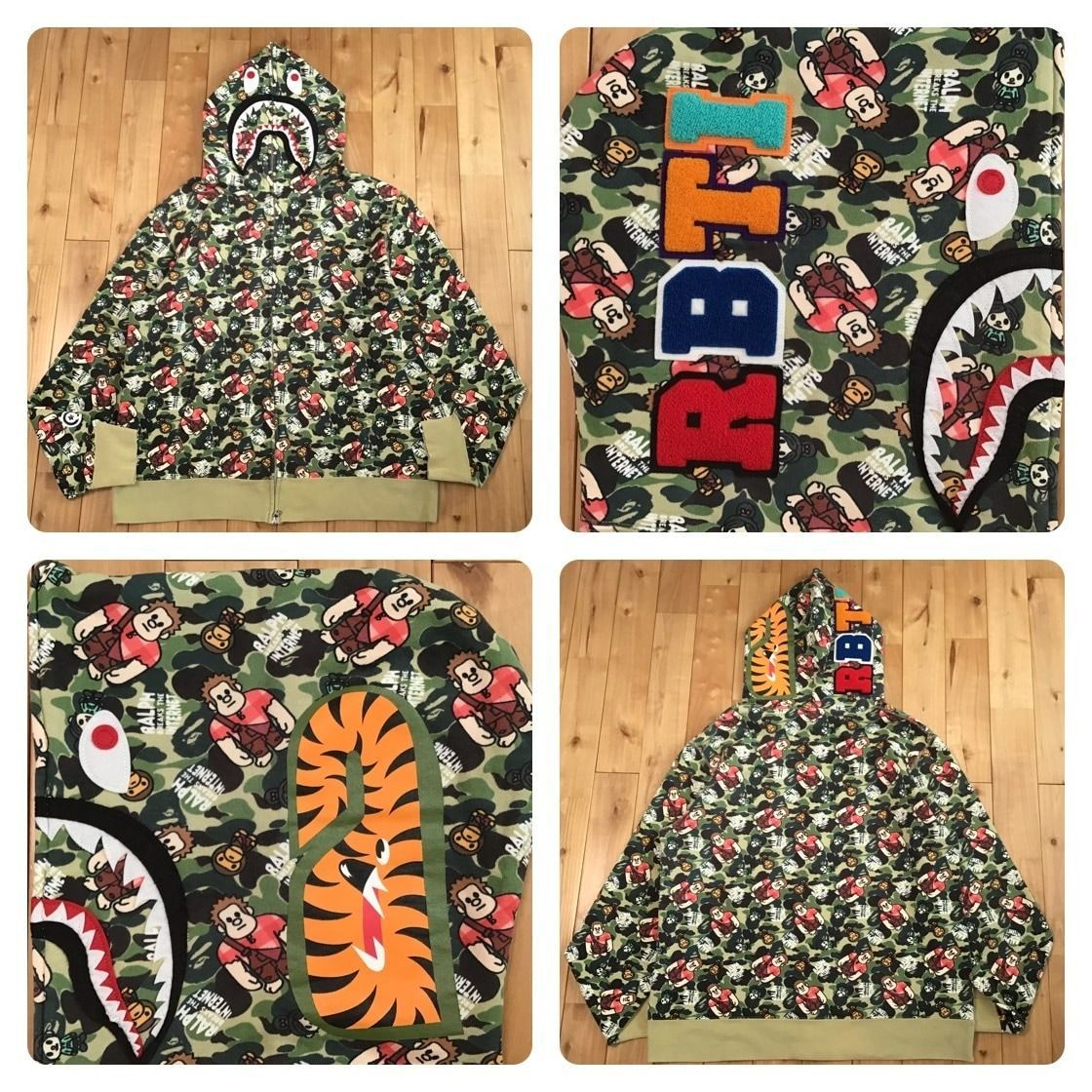A BATHING APE CAMO SHARKHOODIE 001ZPI801017M シャーク